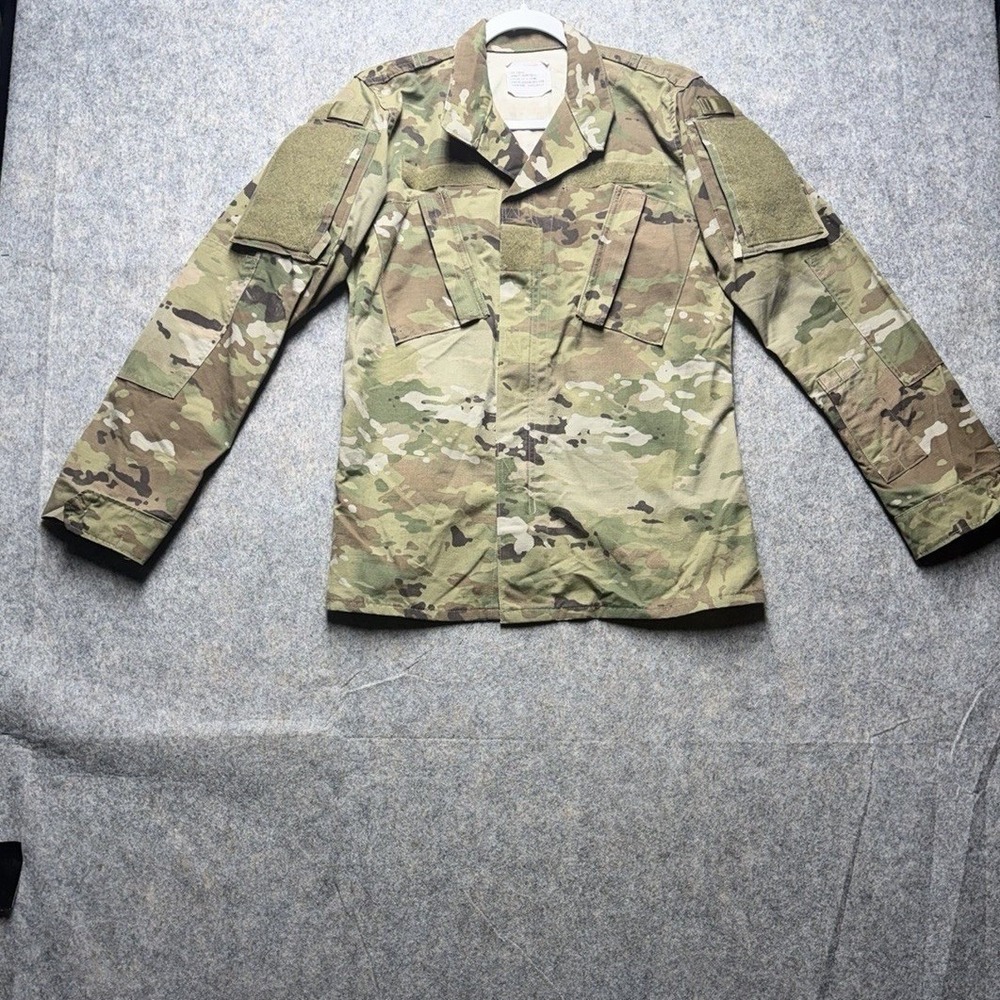 US Army Combat Uniform Jacket MC Camo FR Ripstop Size 33 Long NSN 8415016233001